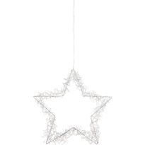 Valotähti Markslöjd Martin paristokäyttöinen hopea/valkoinen