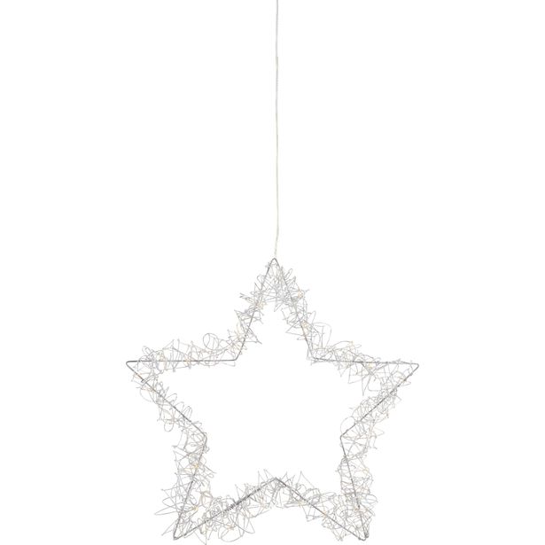 Valotähti Markslöjd Martin paristokäyttöinen hopea/valkoinen