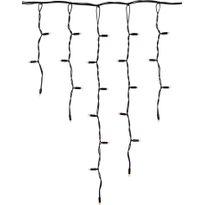 Valoverho Markslöjd Chrissline Flash, 100 valoa, 2x0.6m, musta