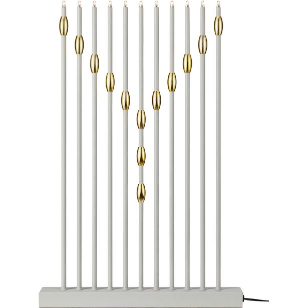 Kynttelikkö Markslöjd Necklace 11-osainen valkoinen/kulta