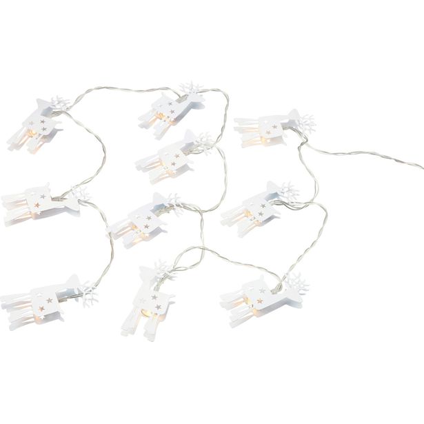Valoketju Markslöjd Ria 10 valoa paristokäyttöinen kirkas/valkoinen
