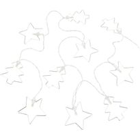 Valoketju Markslöjd Tri 10 valoa paristokäyttöinen hopea