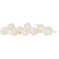 Valoketju Markslöjd Zoo 10 valoa paristokäyttöinen hopea