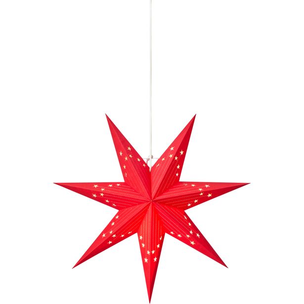 Paperitähti Markslöjd Adela E14 punainen