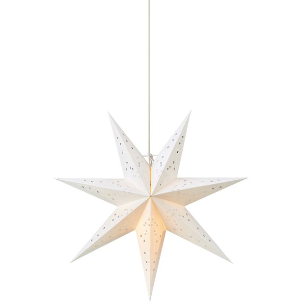 Paperitähti Markslöjd Gisel 45cm E14 valkoinen