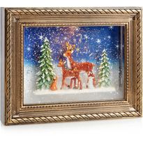 Koristetaulu LED-valoilla Markslöjd Reinhard paristokäyttöinen