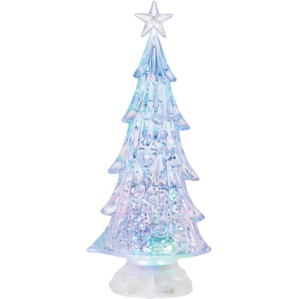 Valokoriste Markslöjd Sally joulukuusi pöydälle paristokäyttöinen kirkas