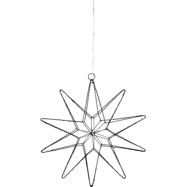 Valotähti Markslöjd Gleam 20 valoa paristokäyttöinen musta