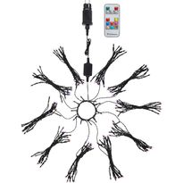 Kuusenvalosarja Markslöjd Choice 160 valoa kaukosäädin IP44 musta