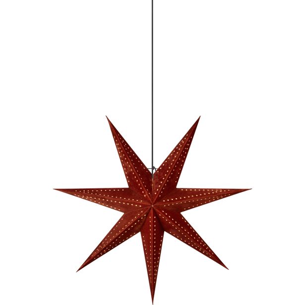 Paperitähti Markslöjd Embla 75cm E14 sametti ruskea