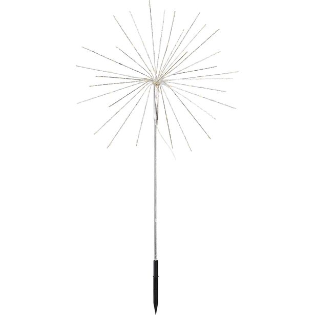 Valokoriste ulos Markslöjd Zelda paristokäyttöinen IP44 hopea