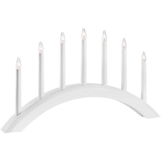 Kynttelikkö Markslöjd Avento 7-osainen valkoinen