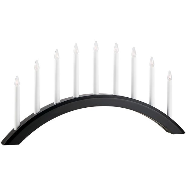 Kynttelikkö Markslöjd Avento 9-osainen musta