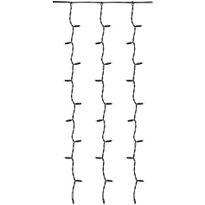 Valoverho Markslöjd Chrissline, 100 valoa, 1x1.5m, musta, eri valonsävyjä
