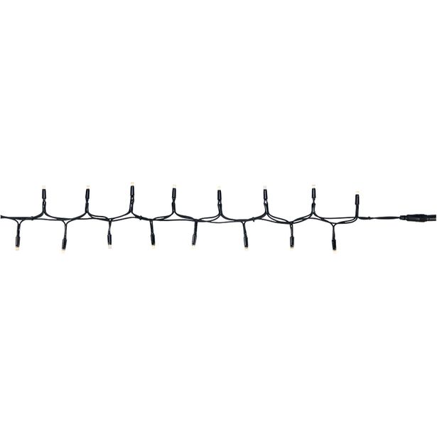 Valoketju Markslöjd Chrissline Crab Original, 100 valoa, 5m musta