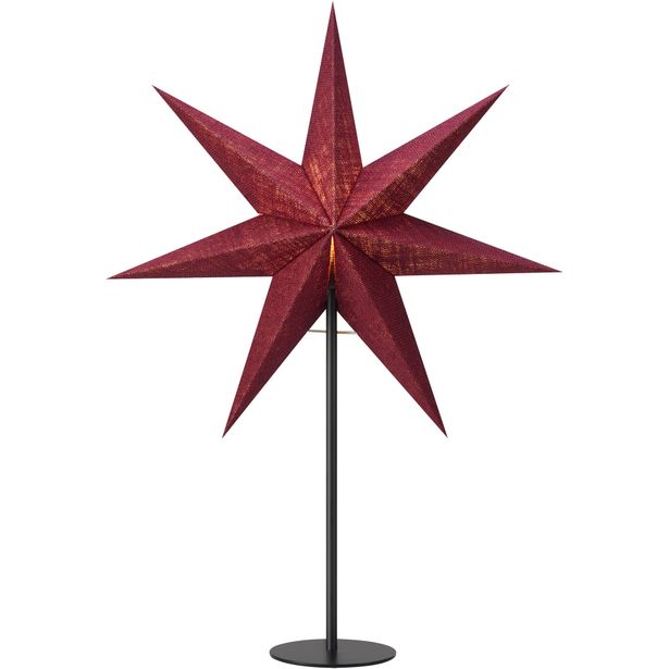Pöytätähti Markslöjd Tara E14 punainen/musta