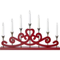 Kynttelikkö Markslöjd Nightfall 7-osainen punainen