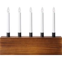 Kynttelikkö Markslöjd Albero 5-osainen ruskea/musta