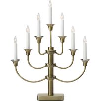 Kynttelikkö Markslöjd Gylling 7-osainen antiikkimessinki