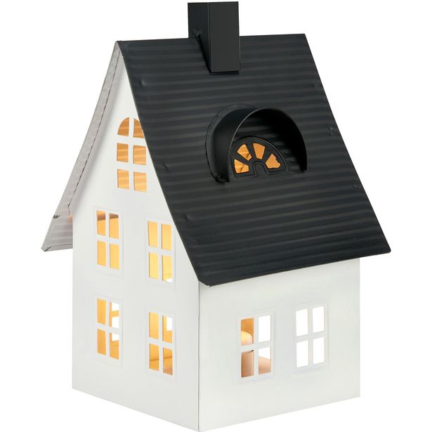 Valokoriste Markslöjd Luton pöydälle paristokäyttöinen valkoinen