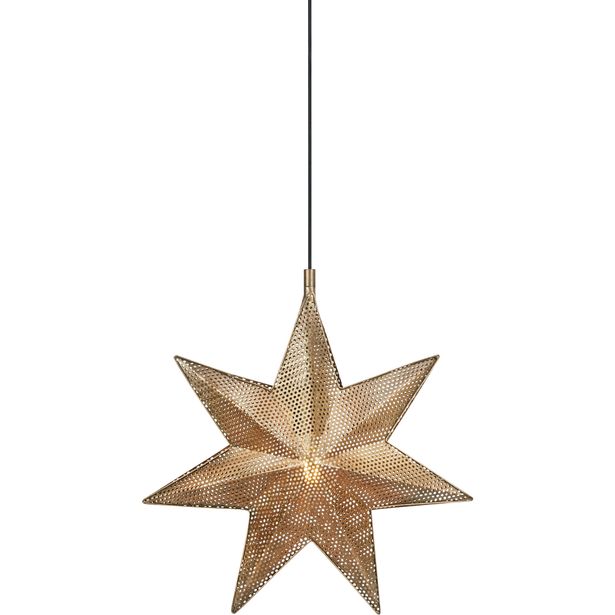 Valotähti Markslöjd Ivy riippuva antiikkimessinki