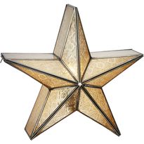 Valokoriste Markslöjd Ayla pöydälle lasia meripihka/antiikkitina