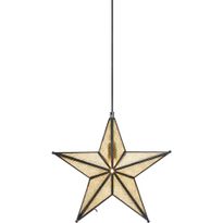 Valotähti Markslöjd Ayla riippuva lasia meripihka/antiikkihopea