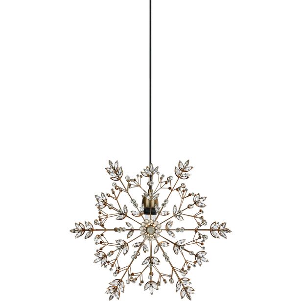 Valokoriste Markslöjd Fiocco riippuva antiikkimessinki