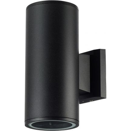 Julkisivuvalaisin M-Light Pillar Duo ylös/alas, 120mm, musta