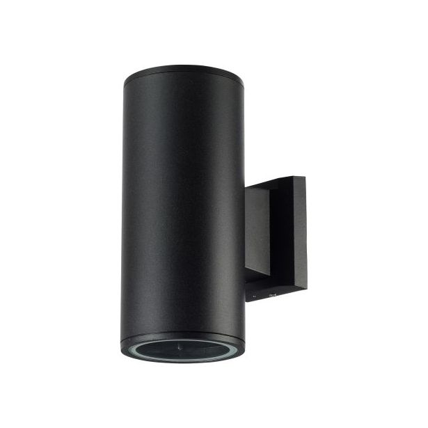 Julkisivuvalaisin M-Light Pillar Duo ylös/alas, 120mm, musta