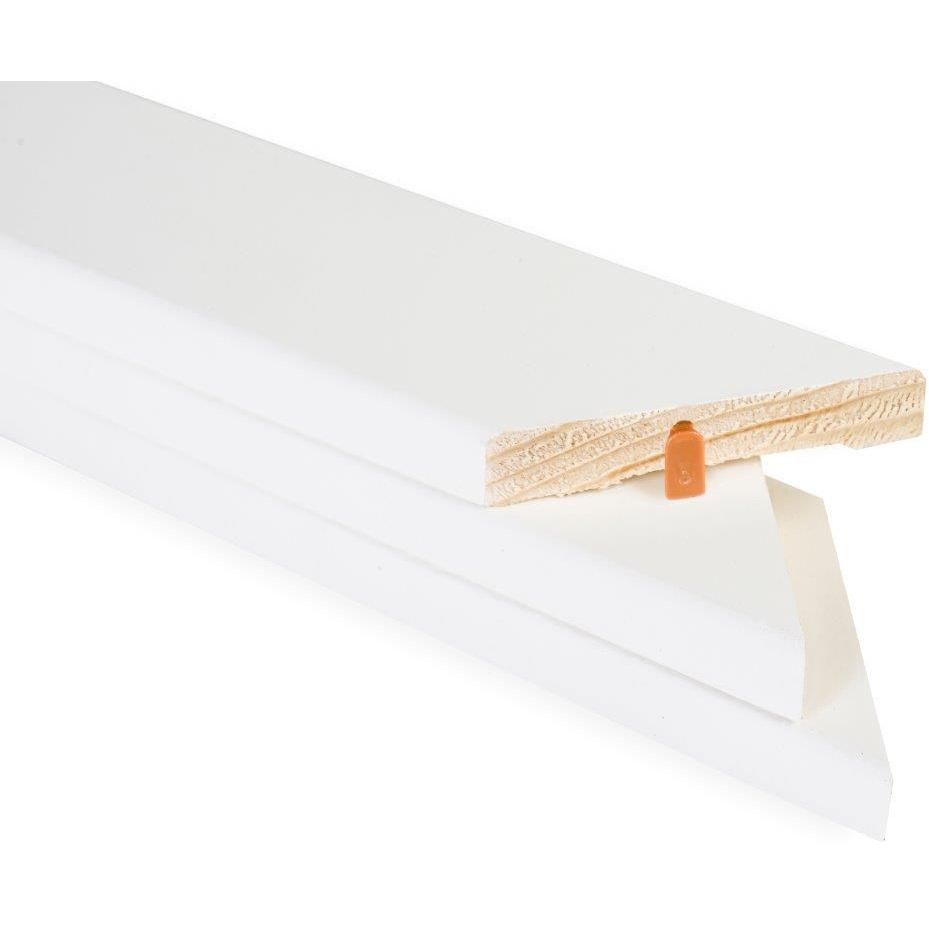 Ovilistat Maler Aava, 12x42xM8, 1-puolinen, mänty, valkoinen, sis. jiirikulmalukitsimet