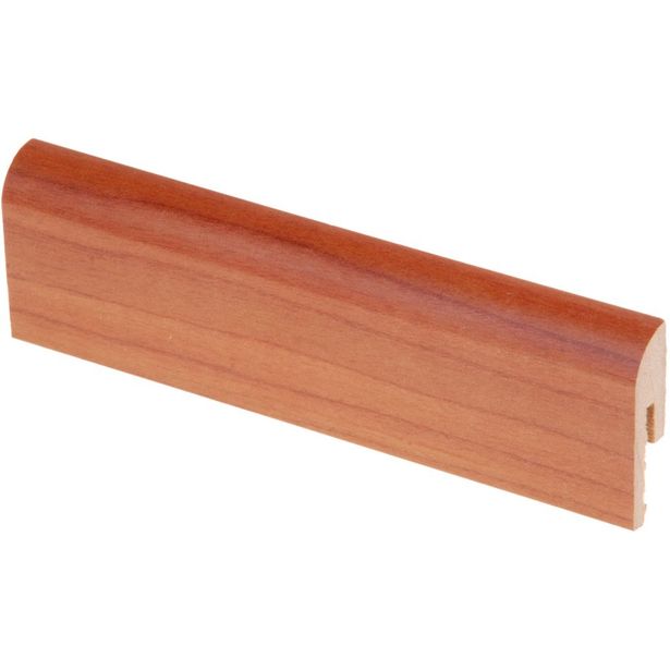 Jalkalista Maler R10 Pyörre, 12x42x2750mm, MDF, kirsikka