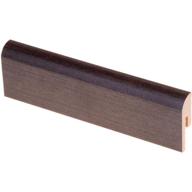Jalkalista Maler R10 Pyörre, 12x42x2750mm, MDF, wenge