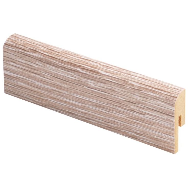 Jalkalista Maler R10 Pyörre, 12x42x2750mm, MDF, crystal tammi