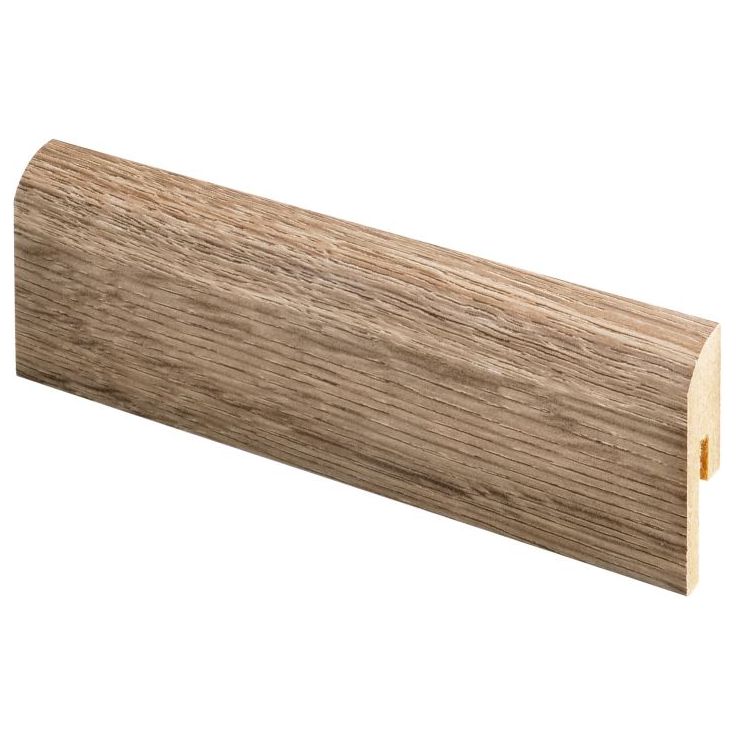 Jalkalista Maler R10 Pyörre, 12x42x2750mm, MDF, afrikan tammi