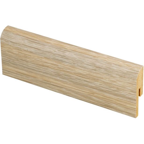 Jalkalista Maler R10 Pyörre, 12x42x2750mm, MDF, vanilla tammi