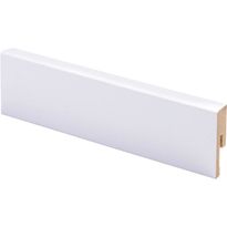 Jalkalista Maler R2 Aava, 12x42x2750mm, MDF, puhdas valkoinen