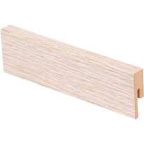 Jalkalista Maler R2 Aava, 12x42x2750mm, MDF, valkolakattu tammi