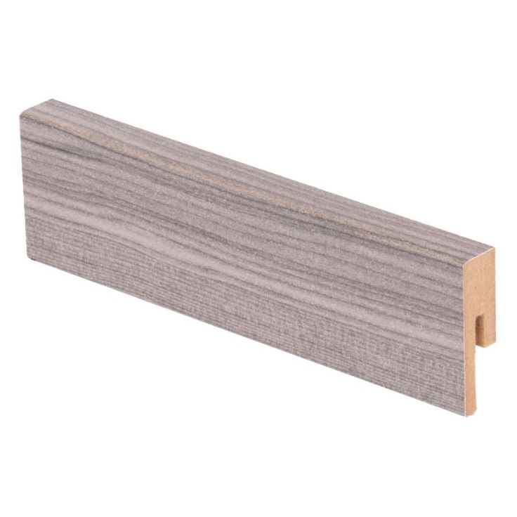 Jalkalista Maler R2 Aava, 12x42x2750mm, MDF, harmaa tammi