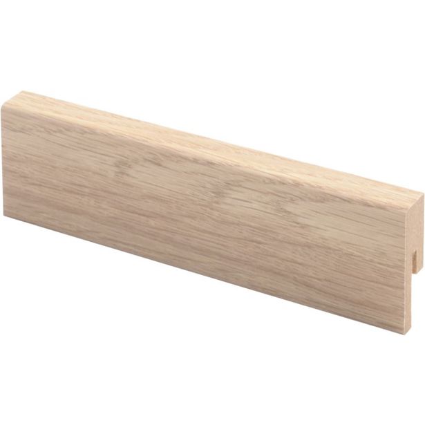 Jalkalista Maler R2 Aava, 12x42x2750mm, MDF, natur tammi