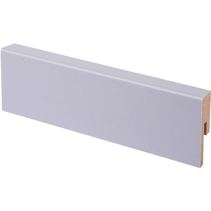 Jalkalista Maler R2 Aava, 12x42x2750mm, MDF, harmaa