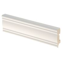 Jalkalista Maler Aura, 12x42x2750mm, MDF, valkoinen