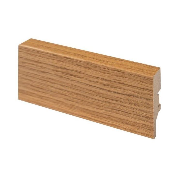 Jalkalista Maler Aava R2, 12x58x2750mm, MDF, Alaskan tammi
