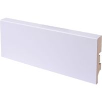 Jalkalista Maler R2 Aava, 12x58x2750mm, MDF, puhdas valkoinen