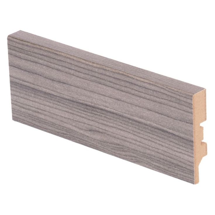 Jalkalista Maler R2 Aava, 12x58x2750mm, MDF, harmaa tammi