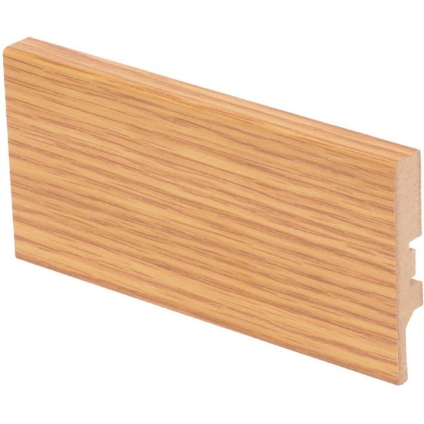 Jalkalista Maler R2 Aava, 12x70x2750mm, MDF, tammi