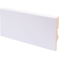 Jalkalista Maler R2 Aava, 12x70x2750mm, MDF, puhdas valkoinen