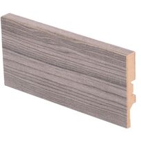 Jalkalista Maler R2 Aava, 12x70x2750mm, MDF, harmaa tammi