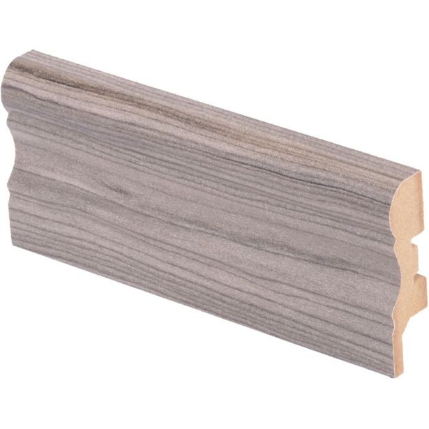 Jalkalista Maler Aura, 16x60x2750mm, MDF, harmaa tammi