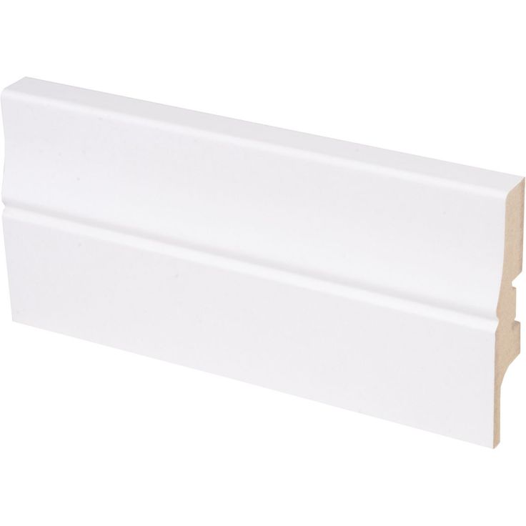 Jalkalista Maler Piirto, 16x70x2750mm, MDF, valkoinen